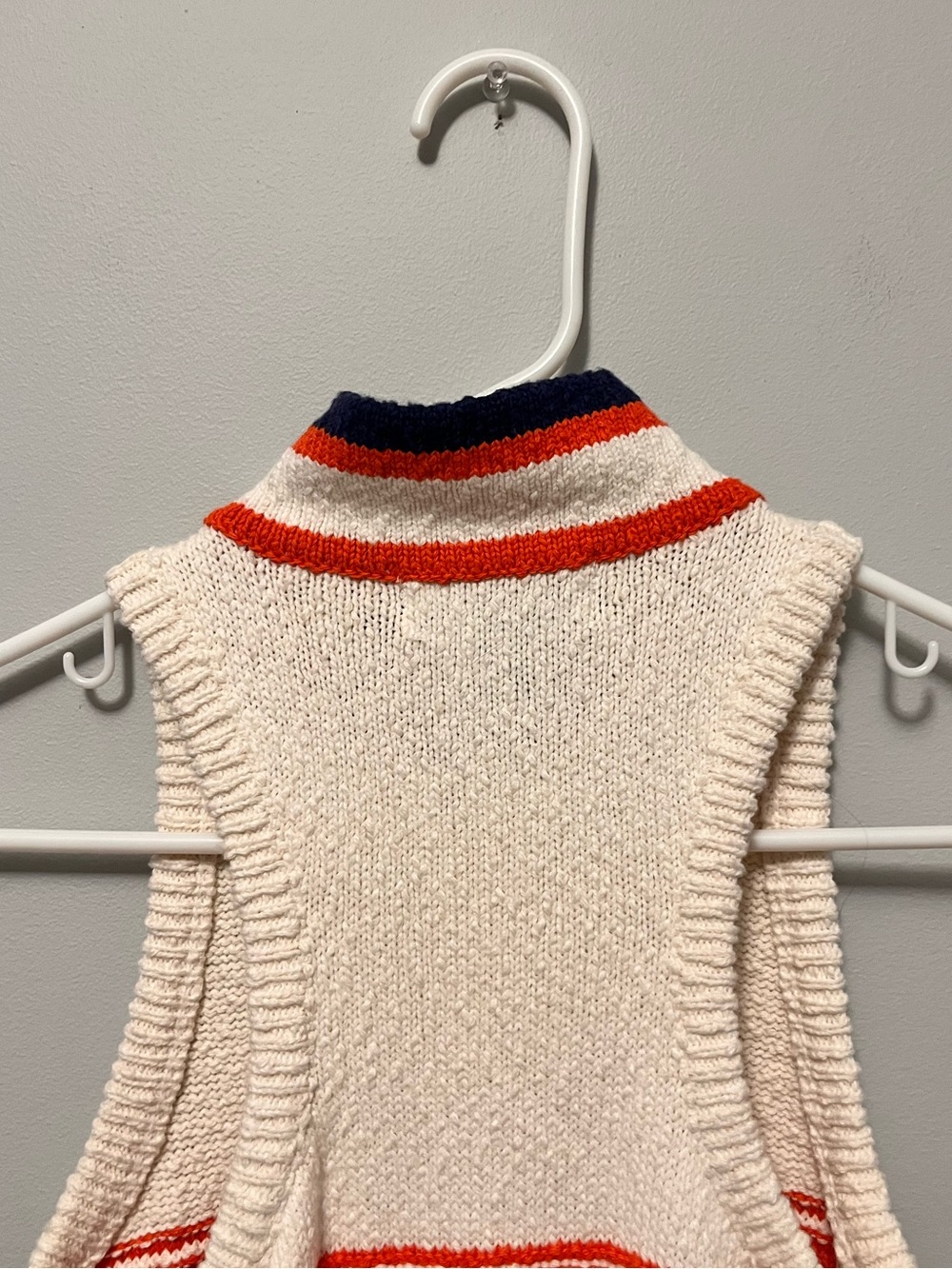 Anthropologie Vintage-Inspired Cream Knit Fit & Flare Mini Dress - Picture 15 of 16